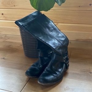 Frye 8.5 Harness Tall black riding boot